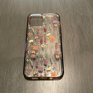 iPhone 12 Pro case with butterflies and flowers